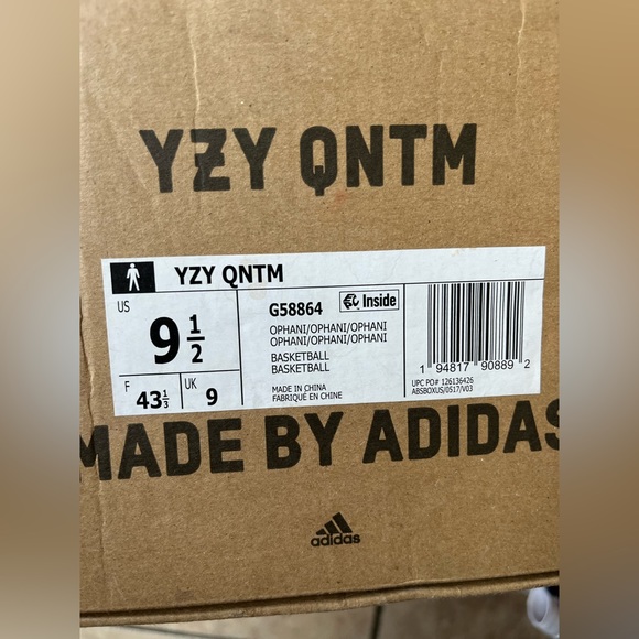 Adidas /Yeezy Qntm Teal size 9.5 ( brand new ) - Picture 2 of 8